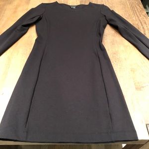 Theory black work dress